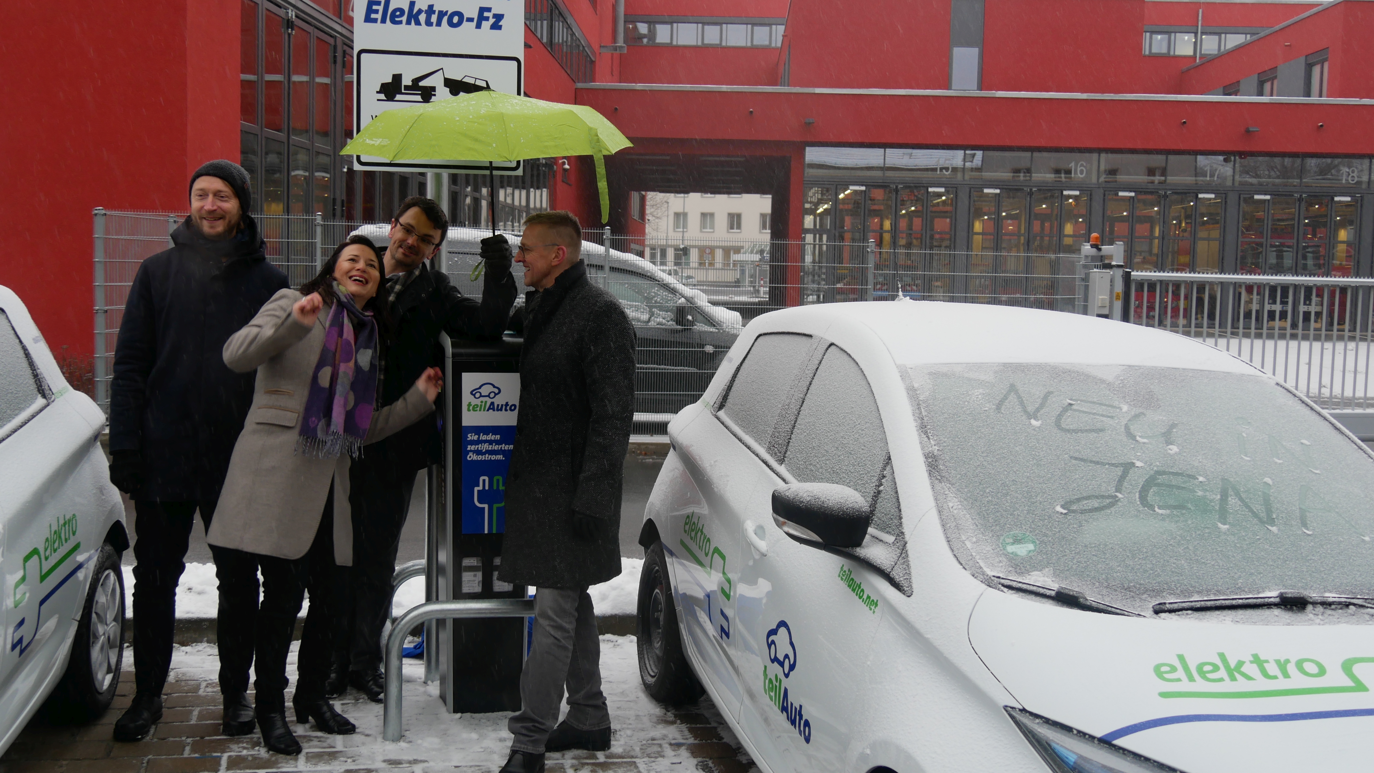 E-Carsharing Am Anger 26 Eröffnung