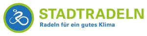 Logo Kampagne Stadtradeln: Schriftzug mit Radfahrer